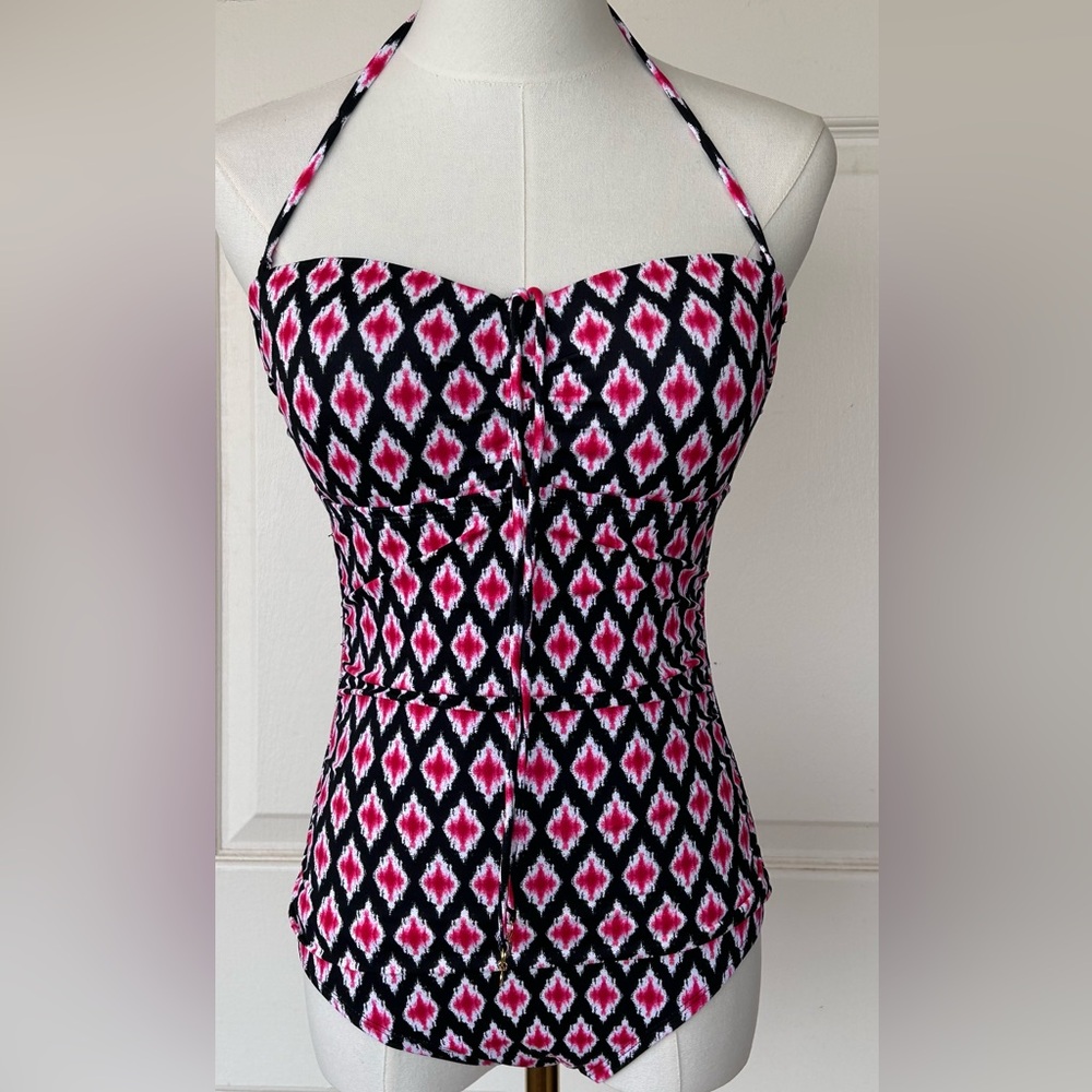 Tommy Bahama Women’s 1 Piece Swimsuit Halter Neck Size‎ 6